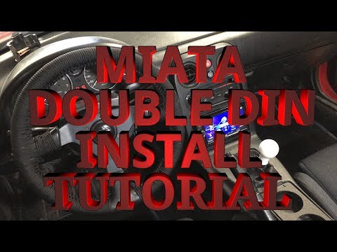 Mazda Miata double din install tutorial