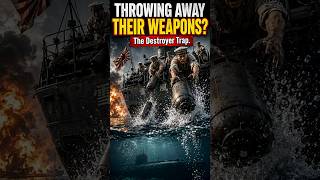 Why Japanese destroyer crews threw their depth charges overboard before engaging submarines #ww2