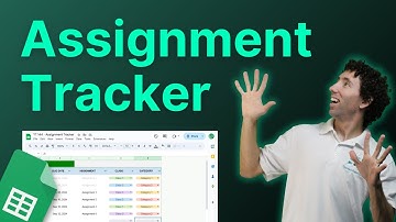 How to Make an Assignment Tracker in Google Sheets