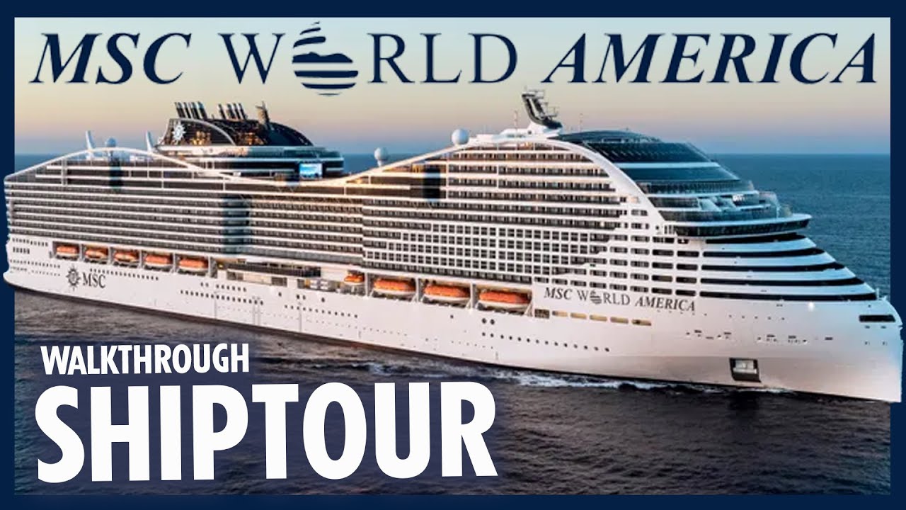 MSC World America FULL Ship Tour 2025 | Полное описание новейшего круизного мегалайнера!