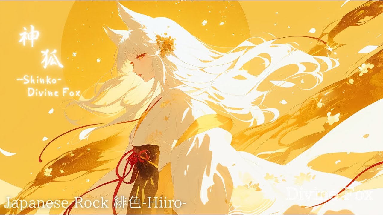 神狐 -Shinko-｜Divine Fox 美しく、妖しく、神々しく。  【和風ロック】 【Japanese Rock 緋色 -Hiiro-】