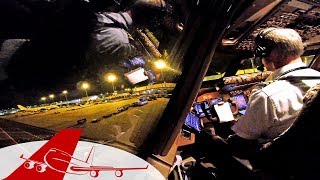 Amsterdam Take-Off Cockpit View - Boeing 747F Timelapse