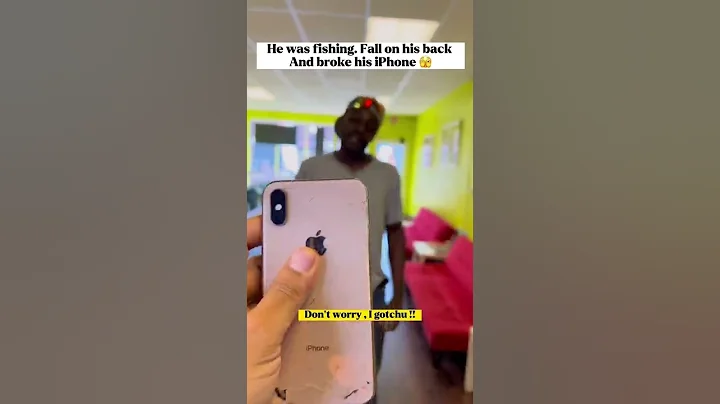 The way he explained how he broke his #iphone is so funny😅#shorts #apple #ios #android #samsung #fy