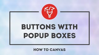 Buttons with popup boxes