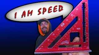 The VERY BASICS Of A Speed Square. How To Use One Of The Most Common Jobsite Tools
