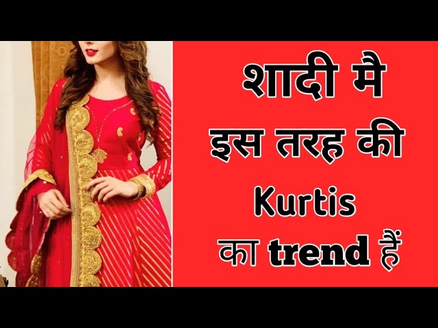 Latest Kurti in Fashion | Essence Royal Fancy Kurti in Frock style