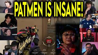 Valorant Streamers React To GE PatMen INSANE 4k Against NS In VCT
