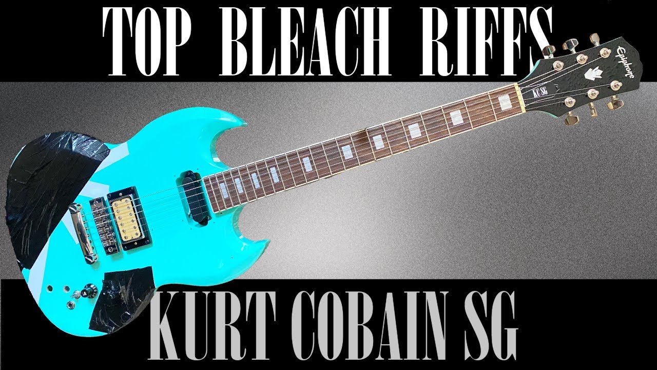 Top 20 Nirvana Bleach Era Riffs | Kurt Cobain SG - YouTube
