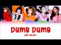 Red velvet   dumb dumb color coded  hanromeng lyrics