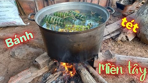 Mỹ Kỳ Vlog|| Cách Gói Bánh Tét Truyền Thống Tết Nguyên Đán 2022 Của Người Miền Tây #Mykyvlog