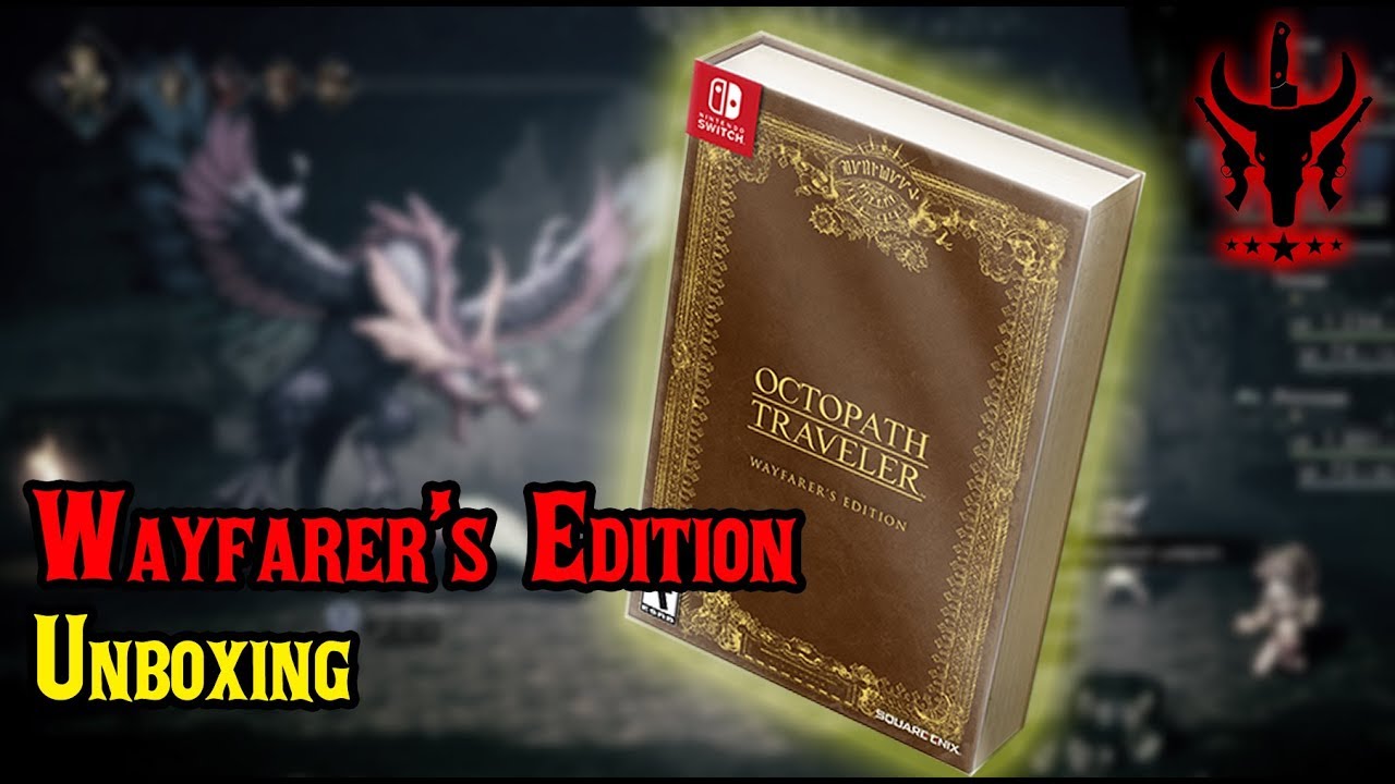 Octopath Traveler Wayfarer's Edition Special Unboxing (Nintendo