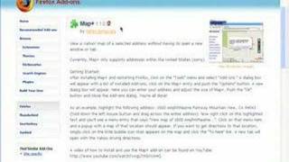 Firefox Extensions Locator and Map+
