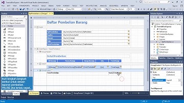 Part 13: DevExpress ASP.NET - Laporan Pembelian(Tutorial & Contoh Project)