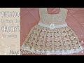 VESTIDO INFANTIL DE CROCHÊ (3 anos) l  Professora Giane Crochê