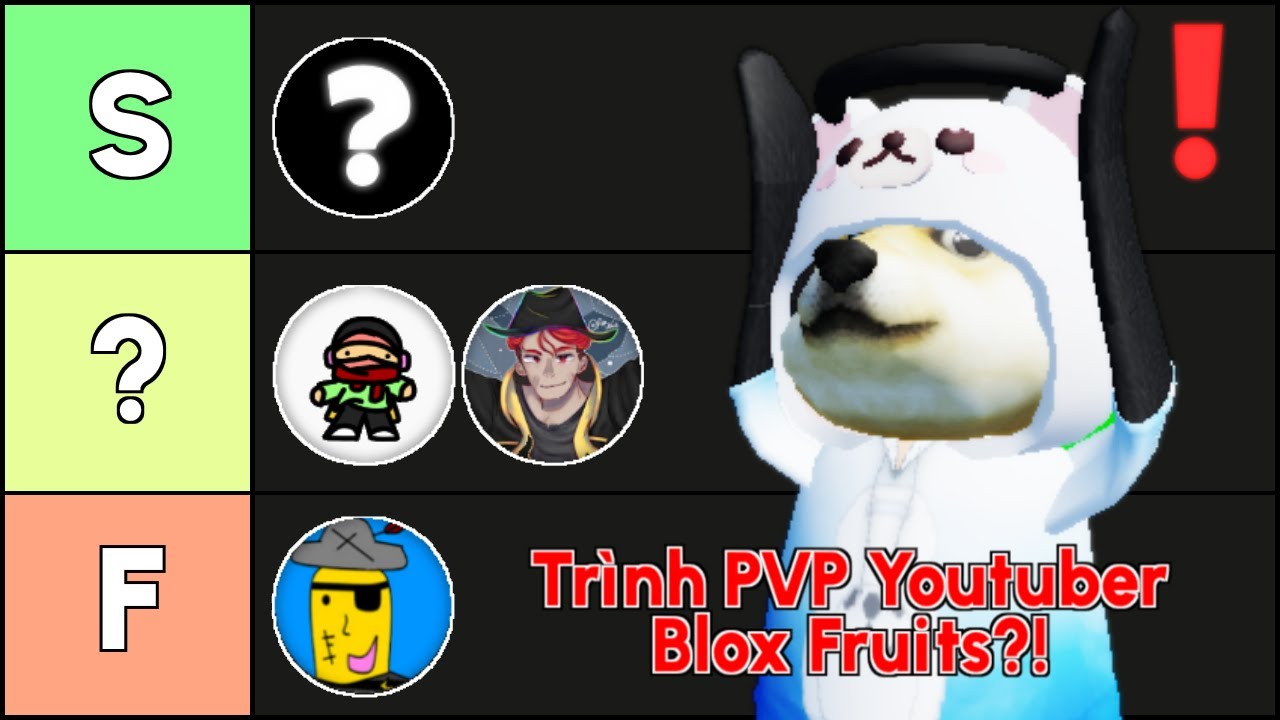 Bạn đang tìm kiếm danh sách PVP Tier của các Youtuber chơi Blox Fruits? Hãy để chúng tôi giới thiệu danh sách để bạn có thể xem xét và chơi tốt hơn. Với những lựa chọn được cập nhật liên tục, bạn chắc chắn sẽ tìm được những thông tin hữu ích nhất.