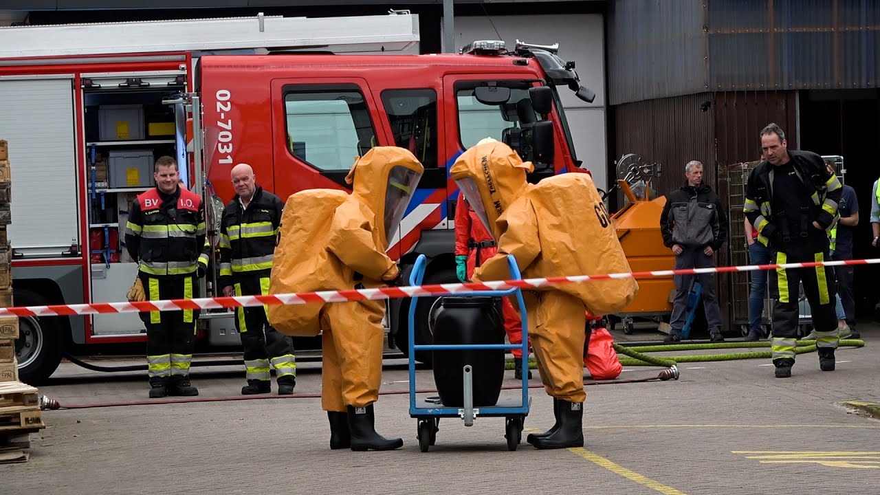 Gaspakkenteam Brandweer ingezet bij klein incident met gevaarlijke stoffen in ziekenhuis Drachten