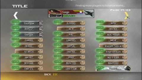 Call of duty Modern Warfare 2: Hacked Server: Title and prestige hack