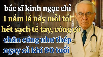 Người Cao Tuổi: Chỉ 1 Loại Lá Mỗi Tối, Hết Tê Tay, Teo Cơ, Chân Cứng Như Thép Ngay Cả Ở Tuổi 90