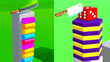 Slice All vs Slicer Knife - Very Satisfying and Relaxing ASMR Slicing Game