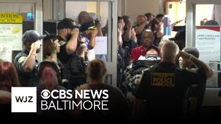 Baltimore County police officer shot in line of duty released from hospital