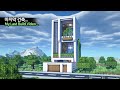 ⛏️ 만두민의 마인크래프트 마지막 건축 :: 🏘️ 꿈의 모던 타운하우스 😃 [Minecraft ManDooMiN's Dream House Build]