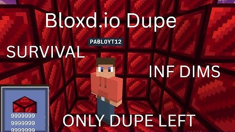 Bloxd io survival dupe (UNPATCHED)-(100%WORKING) ALL GAME MODES DUPE