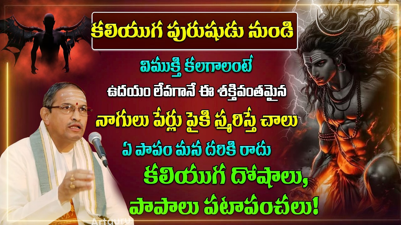 ఈ శక్తివంతమైన నాగులు పేర్లు  స్మరిస్తే కలియుగ దోషాలు, పాపాలు పటాపంచలు! Chaganti Pravachanalu