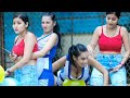 Annu singh uncut balloon bursting prank on cute girl  clip8  funny balloon blast challenge prank