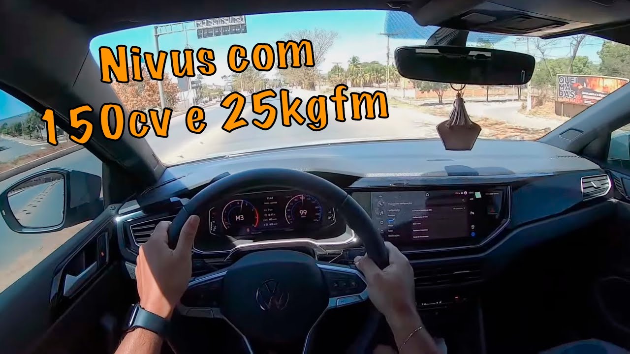 Instalei chip Tork One no Nivus e fui acelerar!  - (Virou outro carro!)