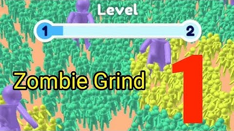 Zombie Grind - Gameplay Walkthrough Part 1 Zombie Defense Game (Android, iOS)