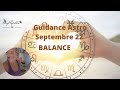 Balance ♎️ septembre 2022