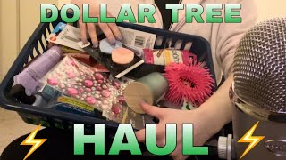 ASMR | Dollar Tree Haul🌳 | Crinkles, Scratching, Gripping | Fast and Aggressive | No Talking