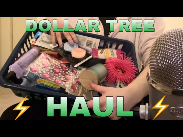 ASMR | Dollar Tree Haul🌳 | Crinkles, Scratching, Gripping | Fast and Aggressive | No Talking