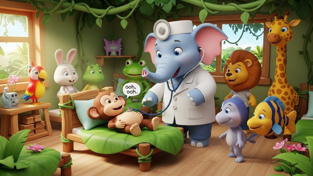 Jungle Doctor Adventure | Fun Animal Song for Toddlers to Sing and Explore