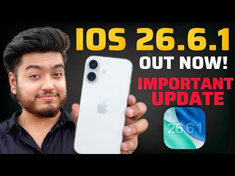 iOS 26.6.1 Important update🚨iOS 26.6.1 Update in iPhone 17 & iPhone 16🔥 Battery? Should you update?