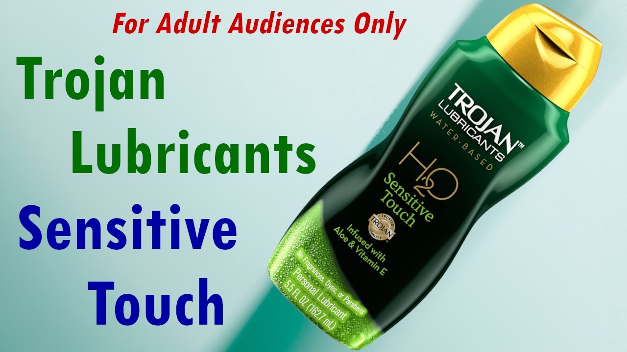 Trojan Lubricants H2O, Sensitive Touch.