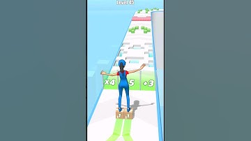 Cube Skates Run LEVEL- 45 #mobilegame #gameplay #shorts #trending