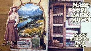 Interactive Moveable Focal Points for Junk Journals, #journaling #scrapbooking#junkjournaldigital