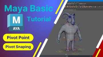 Maya Basic Tutorial | Pivot Point | object snapping | 3da Bangla
