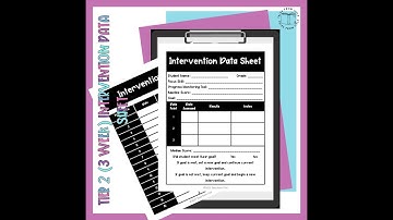 Tier 2 Intervention Data Tracking Form