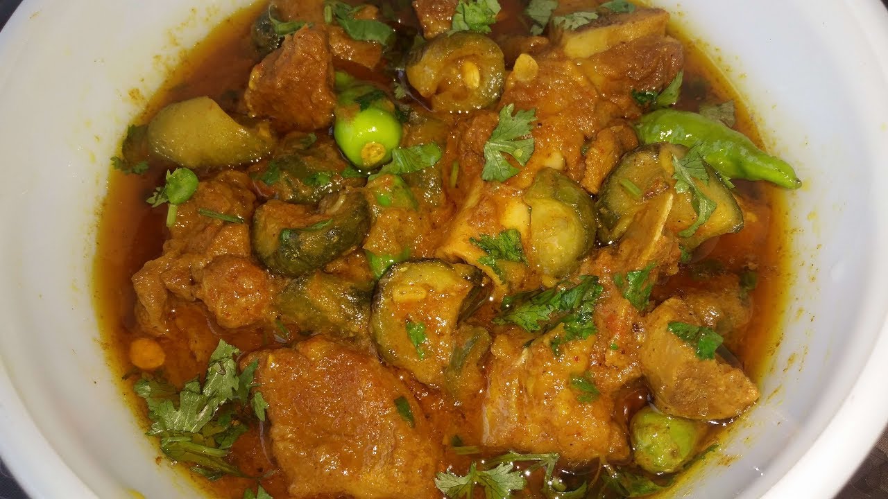 Tinday Gosht/Mutton With Apple Gourd "Cook With Shaheen"