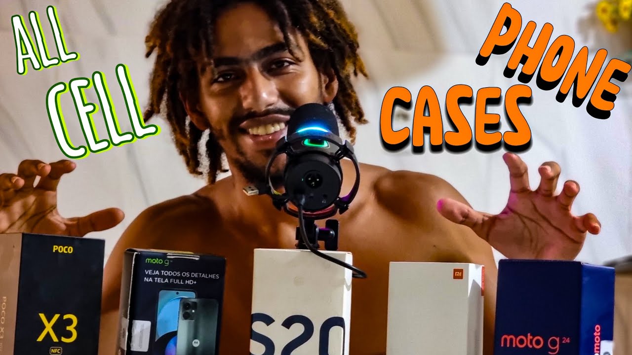 ASMR WITH ALL MY CELL PHONES BOXES 🔥‼️ 
