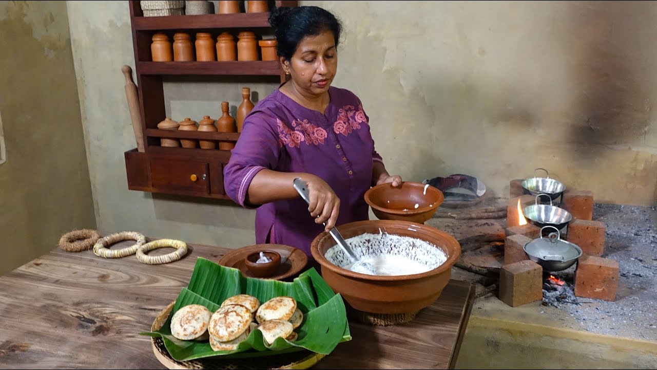 Bun Dosa with Potato Curry ❤️ Village Dinner Recipe | Village Food | Village Cooking | Village Life