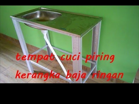  tempat  cuci  piring  kerangka baja ringan YouTube