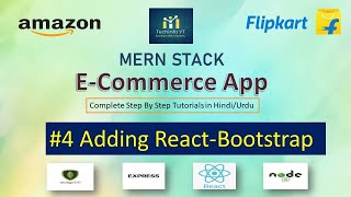 #4 Adding React Bootstrap | Mern Stack Tutorials(Hindi/Urdu)