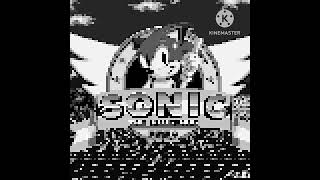 Sonic the hedgehog 1 - Green hill zone (Gameboy version)