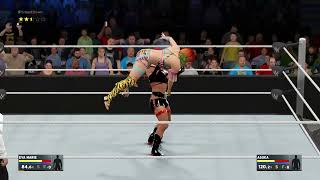 Eva Marie Womens Champion Vs Asuka Smackdown Match 32