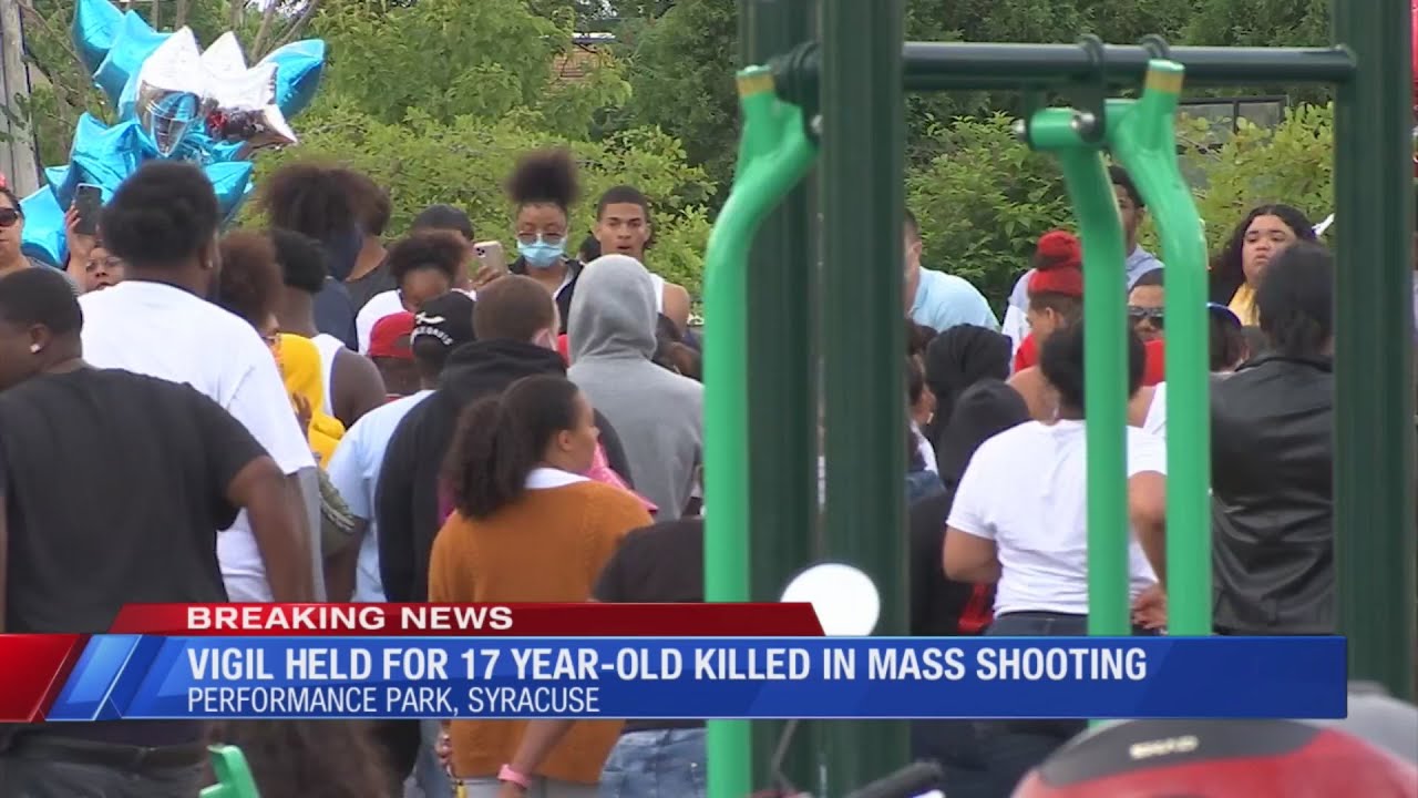 Vigil held for 17-year-old killed in mass shooting - YouTube