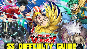MY HERO ACADEMIA ULTRA IMPACT CLIMAX BATTLE STAR AND STRIPE SS DIFFICULTY GUIDE 