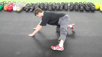 Split-stance Adductor Mobilization
